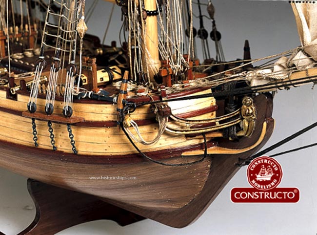 Halifax Wood Model Ship Kit, Wooden Model Ship Kits For Beginners