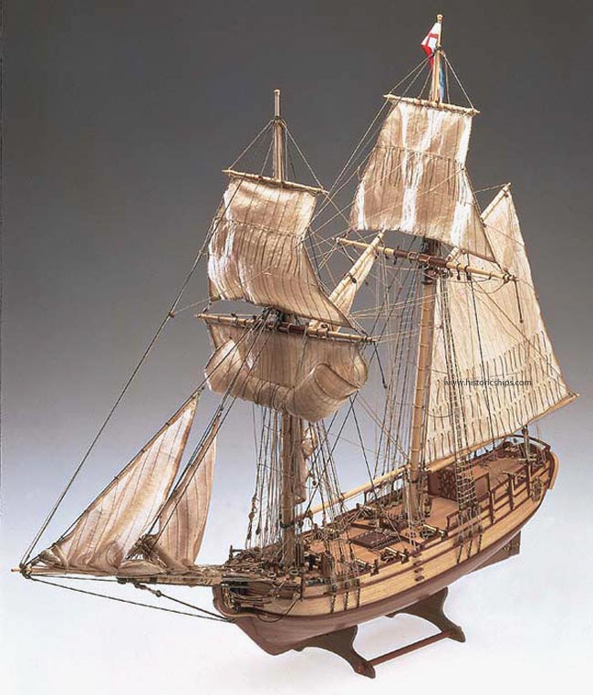 Halifax Wood Model Ship Kit, Wooden Model Sailing Ship Kits Uk