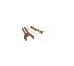 Boom Gaff Jaw – Bronze with Parrel – 7/32 x 25/32″