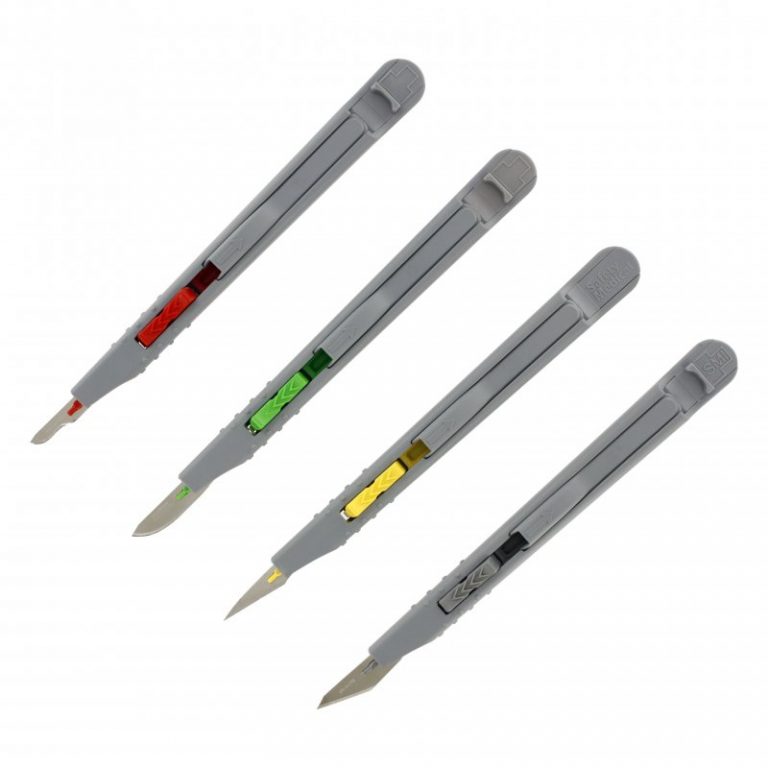 4 Pce Retractable Safety Knife Set