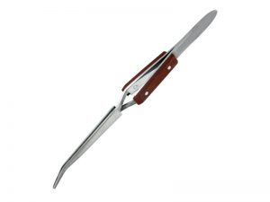 Tweezers Curved Tip/Fibre Grip