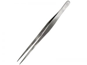 Straight-Tip Stainless Tweezers (175mm)