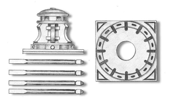 Metal Capstans 16mm