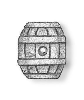 Metal Oval Barrels 13mm