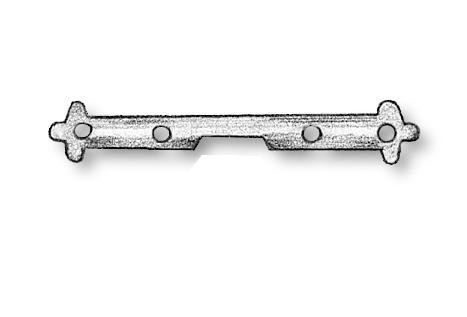 Hinges for Gun Ports - with pin