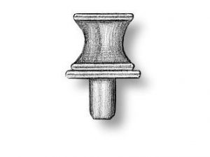 Brass Capstans 12mm (AM4866/03)