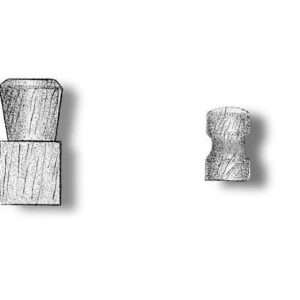 Wooden Bollards 9mm (AM4910/09)