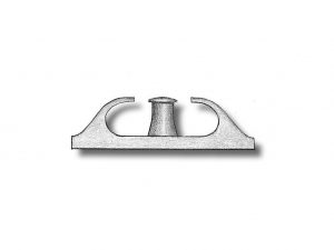 Burnished Chocks With Bollards 22mm (AM4926/22)