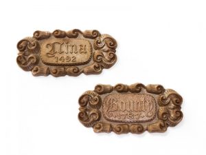 Vascella Inglese Nameplate 10x5cm – Amati