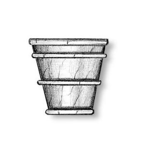 Wooden Bucket 12mm (AM6024)