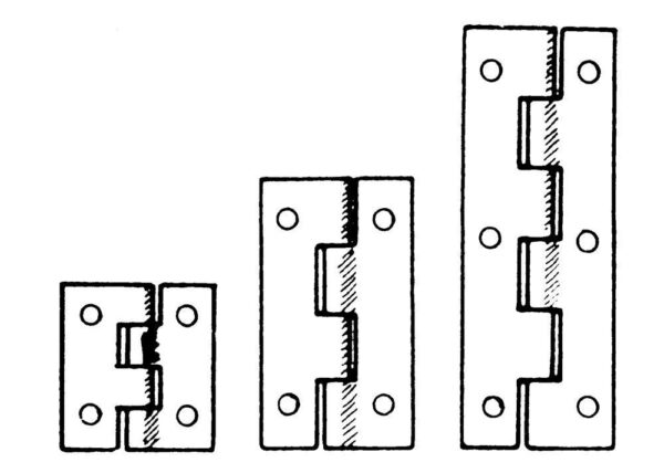 Working Brass Hinges 10x10mm