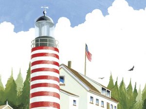 Lighthouses of the World Coloring Book