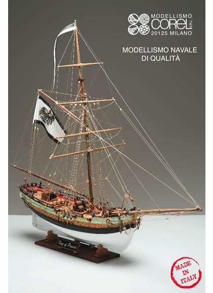 King of Prussia wooden ship model kit