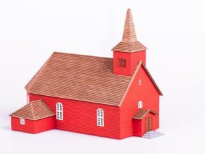 Algaras, Medieval Church wooden model kit