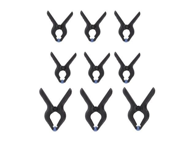 9 Pc Nylon Grip Clamps Set