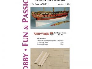 Sails for Santa Leocadia 1:96 – Shipyard