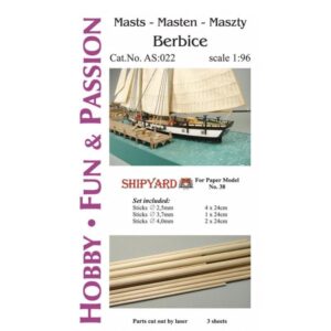 Mast Set for Berbice – Shpyard