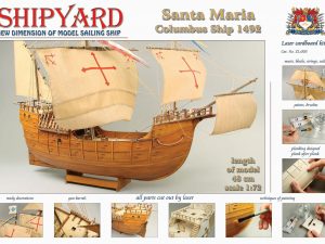 Santa Maria Cardboard Kit -Shipyard