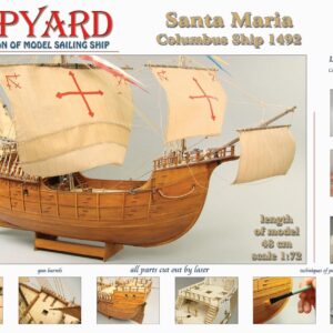 Santa Maria Cardboard Kit -Shipyard