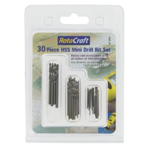 30 Pce HSS Mini Drill Bit Set – ModelCraft