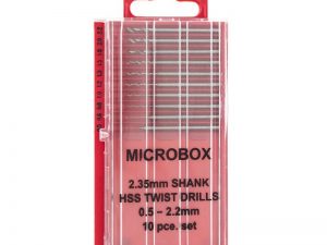 Microbox Shank Drill Set (0.5-2.2mm) – ModelCraft