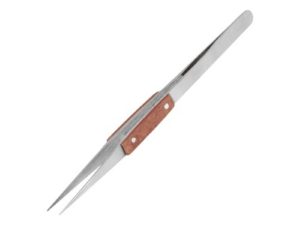 Steel Tweezers Fibre Grip / Serrated Tips – ModelCraft
