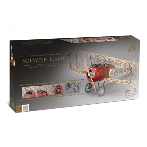 Sopwith Camel Fighter Plane - Artesania Latina - Image 12