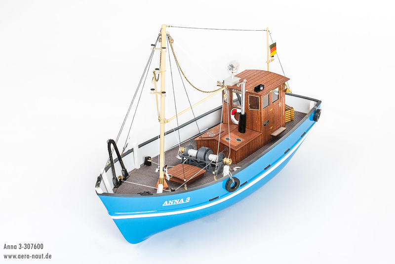 Anna 3 Fishing Trawler - Aero-naut RC Capable Kit - Historic Ships