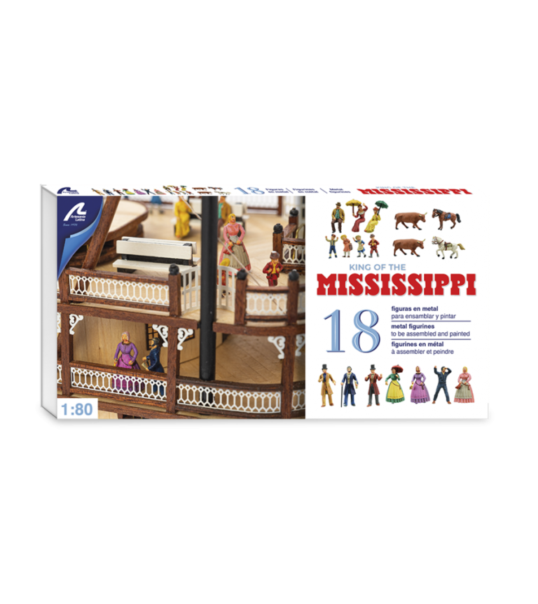 Metal Figurines For King of the Mississippi