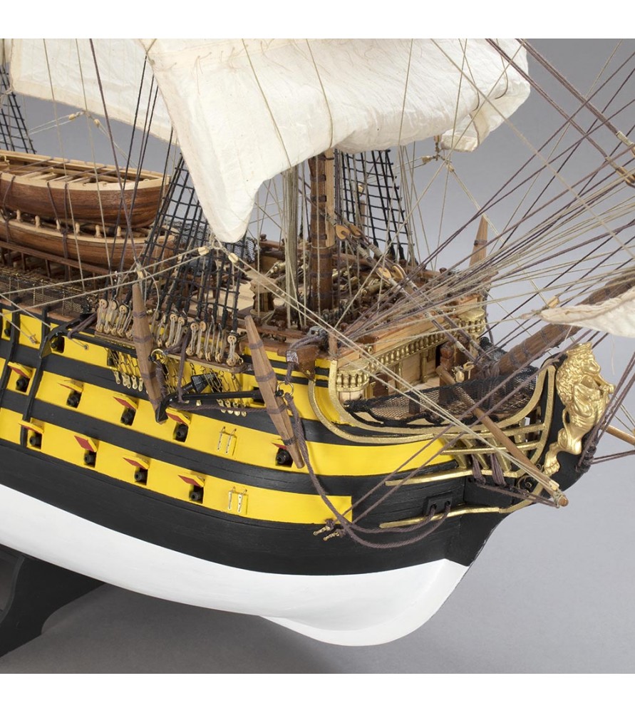 Santa Ana Model Ship: Trafalgar 1805 Model Building Kit at 1:84 Scale