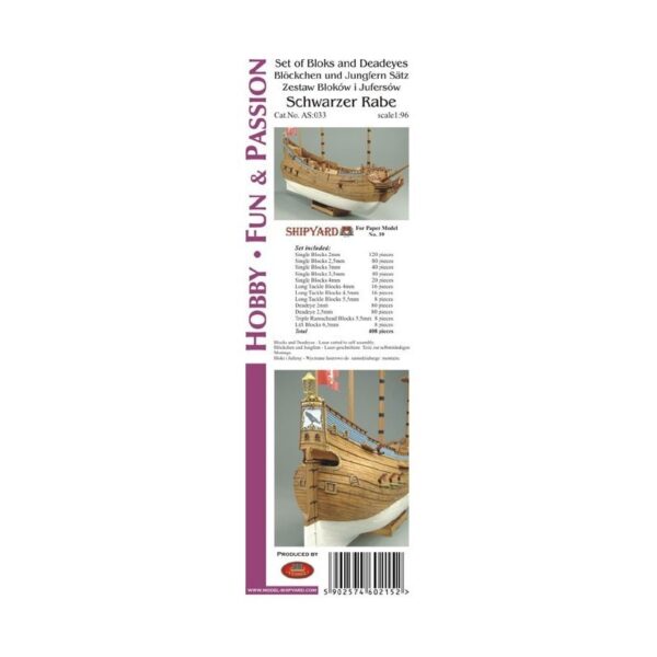 Fluit Schwarzer Rabe Block Set - Shipyard