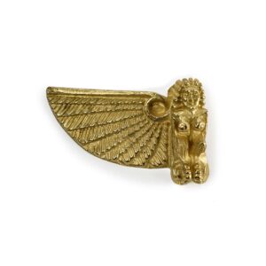 Brass Sphinx Wing Left 30mm