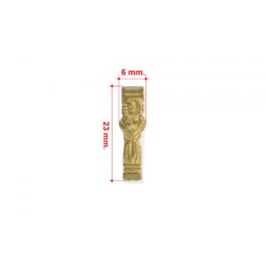 Brass Woman Masthead 23mm