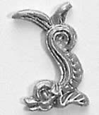Dolphin Decoration Brass 15mm