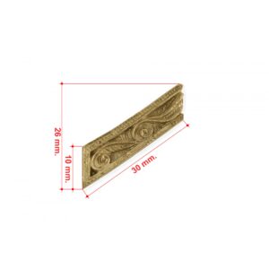 Bow Trim Brass 30mm