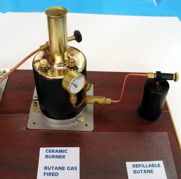 Re-fillable Butane Gas Tank w/ Adjustable Burner